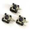 Interruptor Tátil 6X6 Pressionado Lateralmente Vertical SMD 4X4 Botão Tátil Eletrônico Micro 12x0.6kg Interruptor de Botão de Pino