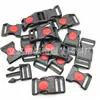 Hebilla de interruptor de 3.8 cm Hebilla de plástico engrosado para casco Hebilla Hebilla de cierre de punto rojo