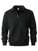 Moda Juvenil Diaria Jacquard con Solapa Chaqueta Punto de Manga Larga Casual Sudadera para Hombre Talla Europea Transfronteriza Primavera y Otoño
