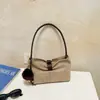 Bolsa de ombro simples da moda retrô nova de alta qualidade com efeito desgastado bolsa de mão de ombro simples estilo coreano bolsa transversal