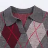 U Estilo Europeu e Americano Transfronteiriço 2026 Nova Moda Elegante Amazon Atacado Feminino Gola Lapela Suéter de Tricô Ultra-Largo
