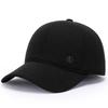 Gorra de béisbol para hombre de mediana edad, nueva, de lana gruesa y cálida de invierno, de algodón, resistente al viento y con protección para los oídos.