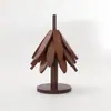 Árvore de Natal Bambu Isolamento Térmico Tapete Conjunto de Armazenamento Tapete Anti-Queimadura para Panelas e Tigelas Tapete de Mesa Moderno Simples