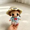 Solo Ropa de Muñeca Adecuada para Muñecas Nyota Little Moments Serie 15cm, Camiseta de Minnie, Falda Blanca de Gasa, Bolso de Hombro Kt