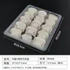 Caja para Dumplings, Caja Desechable para Wontons con Compartimentos, Empaque de Bandeja para Dumplings, Caja para Llevar Dumplings Crudos Congelados Rápidos