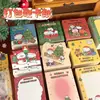 Cartão de Natal Fofo Cabeça do Cartão Cartão de Trás Material de Embalagem Desenho Animado Cartão Pequeno Embalagem de Presente Cartão Decorativo Papel de Cartão de Saudação