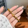 Novo Estilo Chinês Retrô Simples Moda Exquisito Cabaça Moeda de Cobre Pedra Olho de Tigre Pulseira Luxo Leve Joias de Alta Qualidade para Mulheres