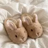 Pantuflas de algodón cálidas, antideslizantes y forradas de felpa para mujer, adecuadas para uso en interiores en dormitorios y hogares, con suela gruesa, ideales para el postparto.