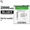 Adequado para bateria de celular Koobee BL-54CT, novo, placa de circuito durável, S2, longa duração 2000mAh, atacado de fábrica