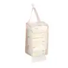Bolsa colgante para pañuelos de pared, caja de pañuelos portátil para baño del hogar, bolsa de almacenamiento colgante, bolsa colgante impermeable para baño
