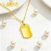 2025 Shuibei Oro Puro 999 Colgante Auspicioso Que Atrae Riqueza Joyería de Oro Duro 3D Regalo para Amigos Transmisión en Vivo