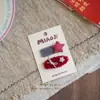 Grampo de Cabelo Vermelho com Atmosfera de Ano Novo 2026, Grampo Requintado para Franja Lateral, Elegante Grampo Bico de Pato Pequeno Estilo Chanel, Acessório de Cabelo Grampo Bb