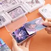 Caja de almacenamiento de tarjetas transparente a prueba de polvo con tapa caja de almacenamiento pequeña para tarjetas y monedas para niños caja de tarjetas Yu-Gi-Oh Ultraman