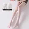 Medias 0D negras para mujer, estilo fino de verano, antienganches, duraderas, invisibles, alta transparencia, medias negras sexys, coquetas y sensuales