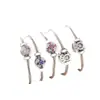 Pulseira de Cobre Banhado Exquisita Simples Versátil Popular em Vendas Transfronteiriças Pulseira de Prata da Moda Personalizada Pulseira Feminina com Zircônia