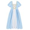 Vestido tejido estilo princesa europea y americana Princesa Bella Cenicienta Vestido de princesa para niña Comercio exterior Cabello de Blancanieves