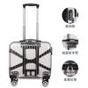 Nueva Maleta Trolley Totalmente Transparente 20 pulgadas para Niños Fuerte y Duradera Caja con Contraseña 12 pulgadas Equipaje de Viaje para Estudiantes Masculinos y Femeninos