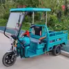 Triciclo Simple Toldo Toldo Superior Coche Eléctrico Totalmente Cerrado Pequeño Transparente de Una Pieza Desmontaje y Aislamiento Térmico