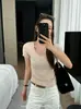 Treze Fileiras [KAPOK] Moda Outono Novo Estilo Estilo Coreano Gola U Versátil Slim-Fit Camada Base Malha 26779