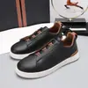Tênis Casuais Esportivos de Couro Genuíno para Exportação Europeia, Sapatos Brancos Elásticos de Calçar Fácil, Mocassins Fáceis de Usar