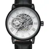 Ver Leo Lai transfronterizo hueco a través del fondo mecánico relojes de comercio exterior relojes mecánicos no automáticos mecánicos para hombre venta al por mayor