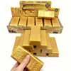 Bestseller transfronterizo: Ladrillo de oro simulado de PU de rebote lento, juguete para aliviar el estrés, lindo regalo de descompresión