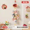 Colgante de peluche muñeca almacenamiento cuerda para colgar pared caja ciega almacenamiento cuerda dormitorio estrella persona exhibición almacenamiento artefacto