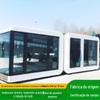 Cabine Apple Móvel Paisagem Cabine Escritório Externo Sala de Reunião com Ar Condicionado Estrutura de Aço Especial Casa Sísmica