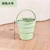 Balde Dobrável Portátil de Pesca Balde de Pé Doméstico Balde para Lavar Carro de Viagem Balde de Água Plástico Espesso Portátil para Exterior