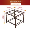 Nova mesa dobrável para fogueira de aço galvanizado mesa quadrada multifuncional para aquecimento lazer estudo mesa quadrada secagem de roupas