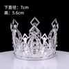 Coroa Tiara de Aniversário da Rainha Mais Vendida Decoração de Bolo Enfeites de Confeitaria Pérola Redonda Coroa de Flores Nupcial Atacado