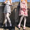Medias de Seda Blancas para Mujer JK Primavera y Verano Medias de Terciopelo talla extra Lolita Japonesa Lindo Lori Calcetines Especiales para Baile