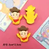 Color gelatina oso de dibujos animados tigre cachorro accesorios de resina diy pegamento de crema funda de teléfono tocado pasador pegatinas decorativas