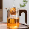 Taza Especial para Feria de Mandarina Verde Pequeña de Vidrio Resistente al Calor de Alto Boro Modelo Nuevo Filtro de Té Divisor de Té Tetera Juego de Té