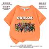 Ropa de Roblox, camiseta de verano de manga corta para niños, ropa para niños, camiseta de fondo para niños y niñas de tallas medianas y grandes