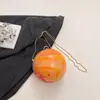 2025 Moda Versátil Bolso Redondo Pequeño Tendencia Personalidad Color Sólido Bolso de Hombro o Muñeca Bolso de Diseño de Nicho de Tendencia para Mujer