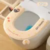 Cojín para asiento de inodoro de aromaterapia con asa, impermeable, lavable, EVA, funda universal para inodoro para uso doméstico
