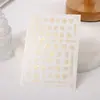 Pegatinas para uñas character Fu japonés de Año Nuevo manualidad dorada pegatinas de uñas impermeables calcomanías decorativas joyería Patrón dorado