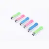 Cortauñas de Plástico y Acero al Carbono de Colores Lindo Anti-Salpicaduras para Adultos y Niños Herramientas de Manicura