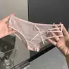 Kyoto Tea Chica Delicada~Bragas Sexys de Encaje para Mujer Puro Deseo Lazo Simple Tirantes Finos Huecos Braguitas Triángulo Juveniles