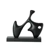 Arte Abstrata Minimalista Italiana Dança Sombra Ornamentos de Resina Artesanato Decorativo Transfronteiriço para Casa Villa Sala de Estar Mesa