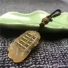Raíz de Bodhi Tallado Flor de Loto Raíz de Loto Hoja de Loto Bolsa de la Suerte Colgante Pequeño Creativo Llavero Cadena de Teléfono Móvil Colgante