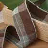 Acessórios de laço de fita xadrez colorida estilo academia, presilhas de cabelo, decorações para sapatos, chapéus, decorações de laço, acessórios de vestuário, fitas