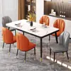 Silla de Comedor de Lujo Nórdico Ligero, Taburete para Uso Doméstico con Respaldo, Silla Simple para Tocador, Silla de Comedor de Hierro de Lujo Ligero para Restaurante Hotel