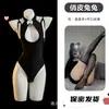Lencería de chica conejo nocturna, lindo disfraz de sirvienta, puro y sensual, disfraz sexy, chica gato, body seductor