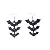 Novo Halloween Bat Brincos Brincos Moda Personalidade Simples Engraçado Passo Morcego Acrílico Brincos Brincos