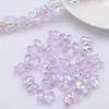 Nuevo colgante de cristal rosa agua cristal morado vidrio semi-AB cuentas accesorios de joyería DIY para pendientes, collares y pulseras