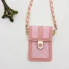 Bolsa Transversal de Ombro para Celular com Porta-Cartões Porta-Moedas Porta-Cartões Pequeno de Alta Qualidade Porta-Cartão de Identidade Bolsa Transversal Pequena de Nicho Fofa