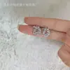 Pendientes de Hoja Giratoria Moda Coreana Zirconia 5A Nuevos Pendientes con Forma de Hoja para Mujer Completamente Diamantados Nuevo Regalo en stock