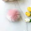 Bola de Pelo de Imitación de Zorro 10 cm Accesorios de Piel Personalizados Bola de Peluche DIY Alta Elasticidad Piel Sintética Accesorios Decorativos Artificiales Bola Redonda